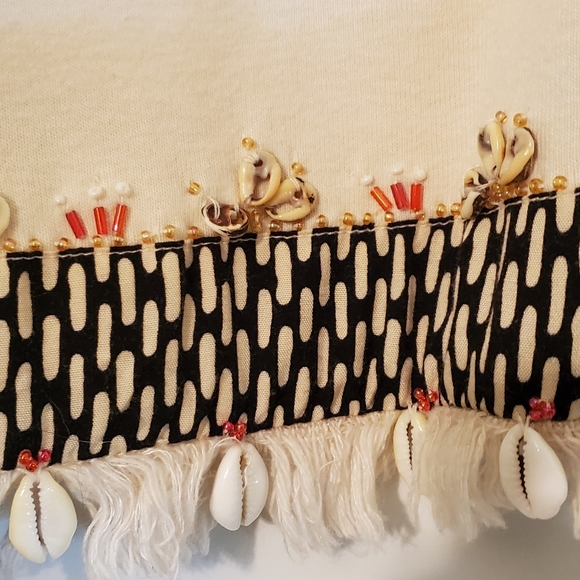 Faith Celia Forrester Shells Beads Fringe Unique & Like New! - Picture 6 of 11